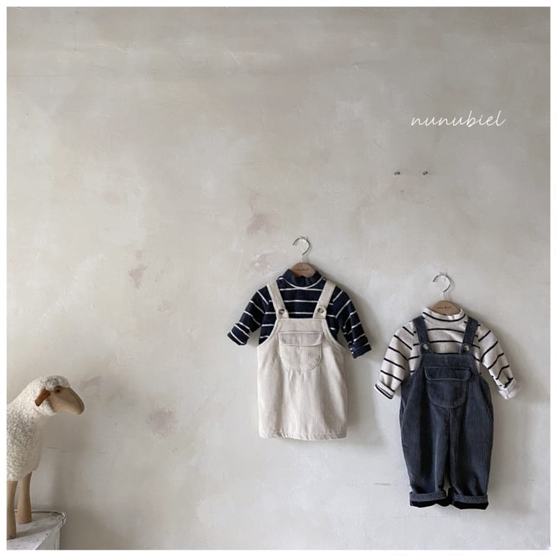NUNUBIEL - Korean Children Fashion - #Kfashion4kids - Milk Tea Suspender Pants - 5