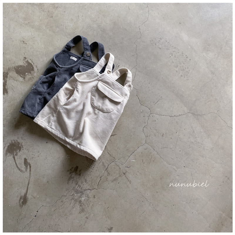 NUNUBIEL - Korean Children Fashion - #Kfashion4kids - Milk Tea Suspender One-piece