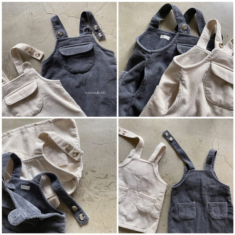 NUNUBIEL - Korean Children Fashion - #Kfashion4kids - Milk Tea Suspender One-piece - 3