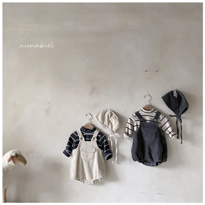 NUNUBIEL - Korean Children Fashion - #Kfashion4kids - Milk Tea Suspender One-piece - 6