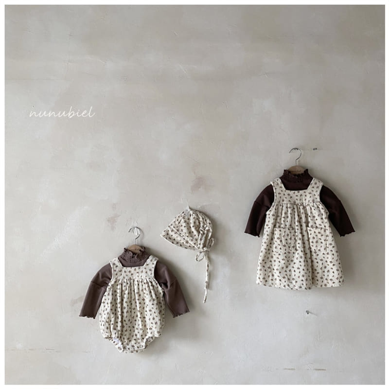 NUNUBIEL - Korean Children Fashion - #Kfashion4kids - Minet Romper with Bonnet - 3