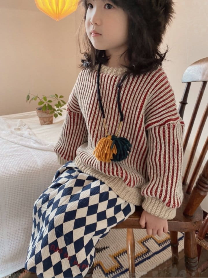 OJODEPAPA - Korean Children Fashion - #Kfashion4kids - Lijou Knit Tee - 9