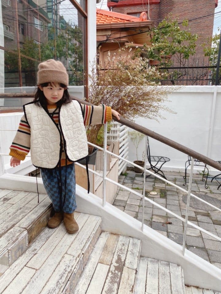OJODEPAPA - Korean Children Fashion - #Kfashion4kids - Checker Board Pants - 2