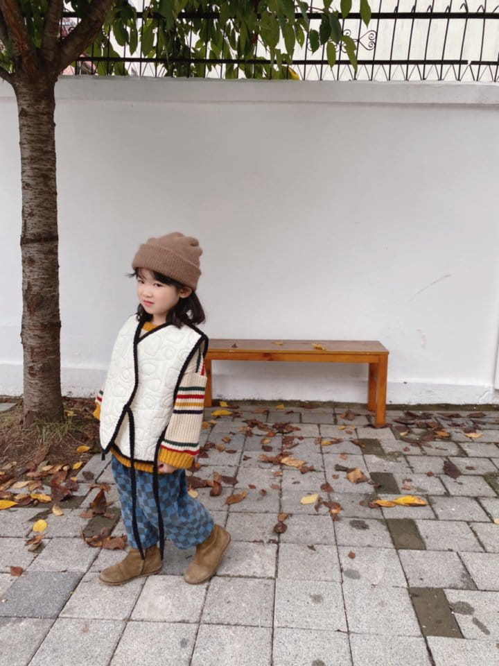 OJODEPAPA - Korean Children Fashion - #Kfashion4kids - Checker Board Pants - 4