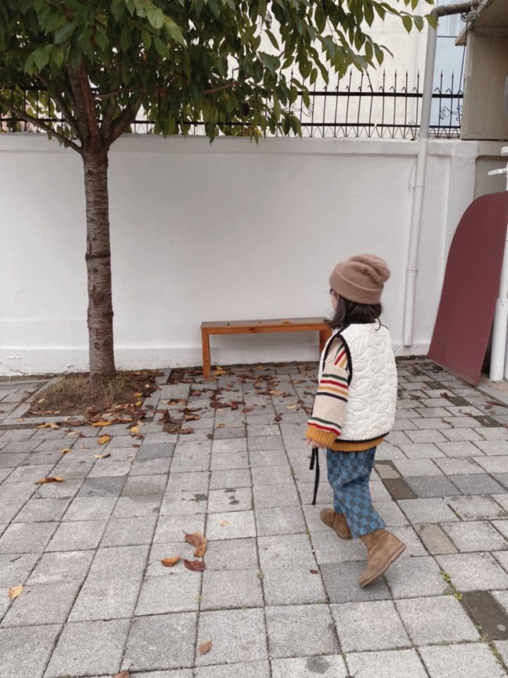 OJODEPAPA - Korean Children Fashion - #Kfashion4kids - Quilting Wrap Vest - 12