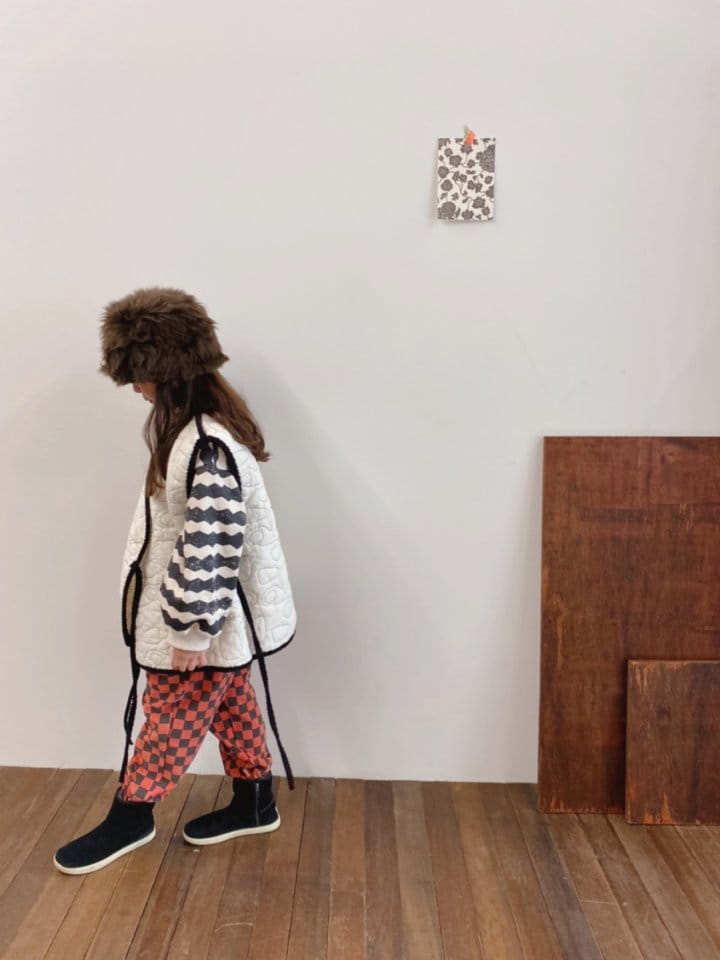 OJODEPAPA - Korean Children Fashion - #Kfashion4kids - Quilting Wrap Vest - 7