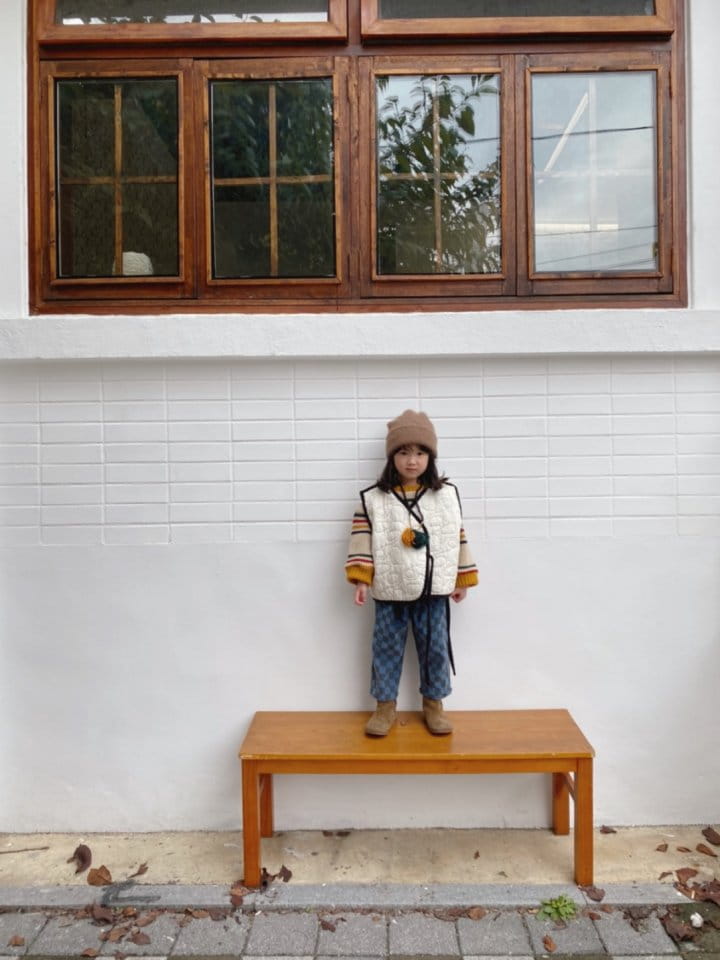 OJODEPAPA - Korean Children Fashion - #Kfashion4kids - Quilting Wrap Vest - 9