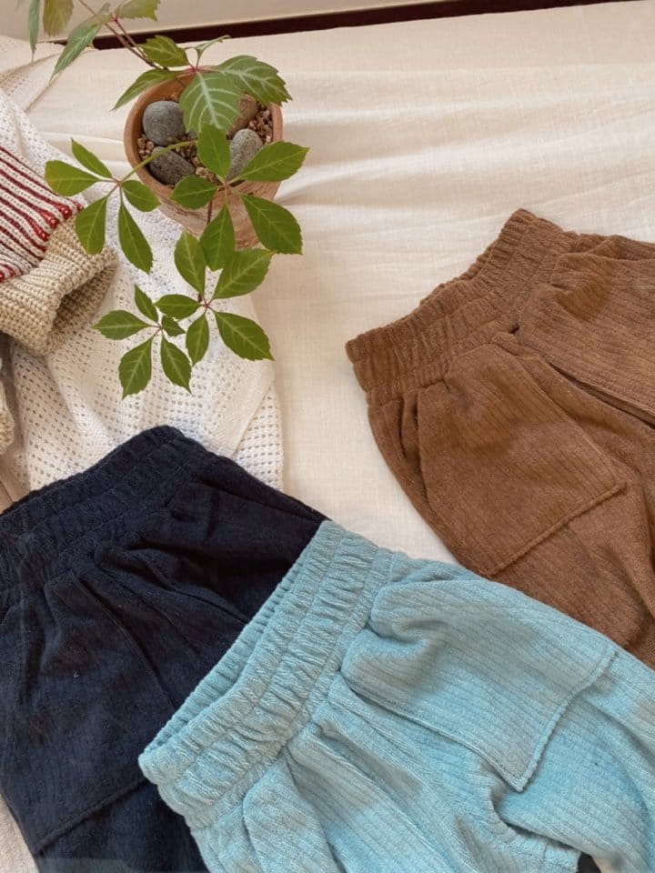 OJODEPAPA - Korean Children Fashion - #Kfashion4kids - Mom Terry Rib Pants