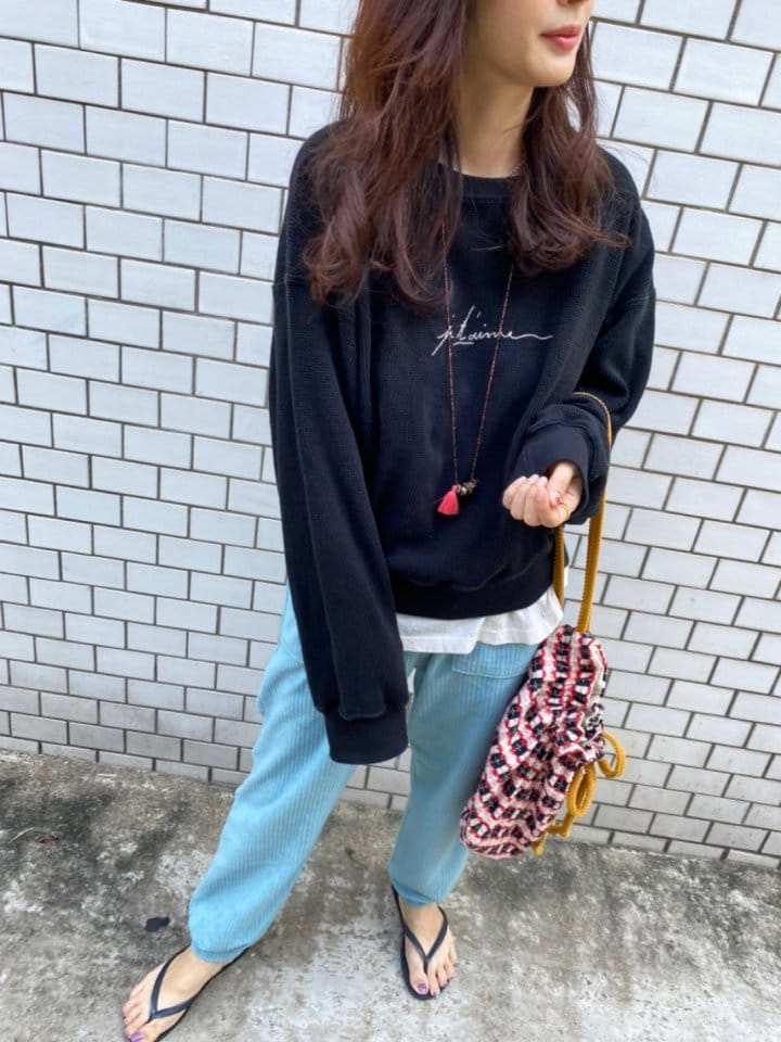 OJODEPAPA - Korean Children Fashion - #Kfashion4kids - Mom Terry Rib Pants - 10