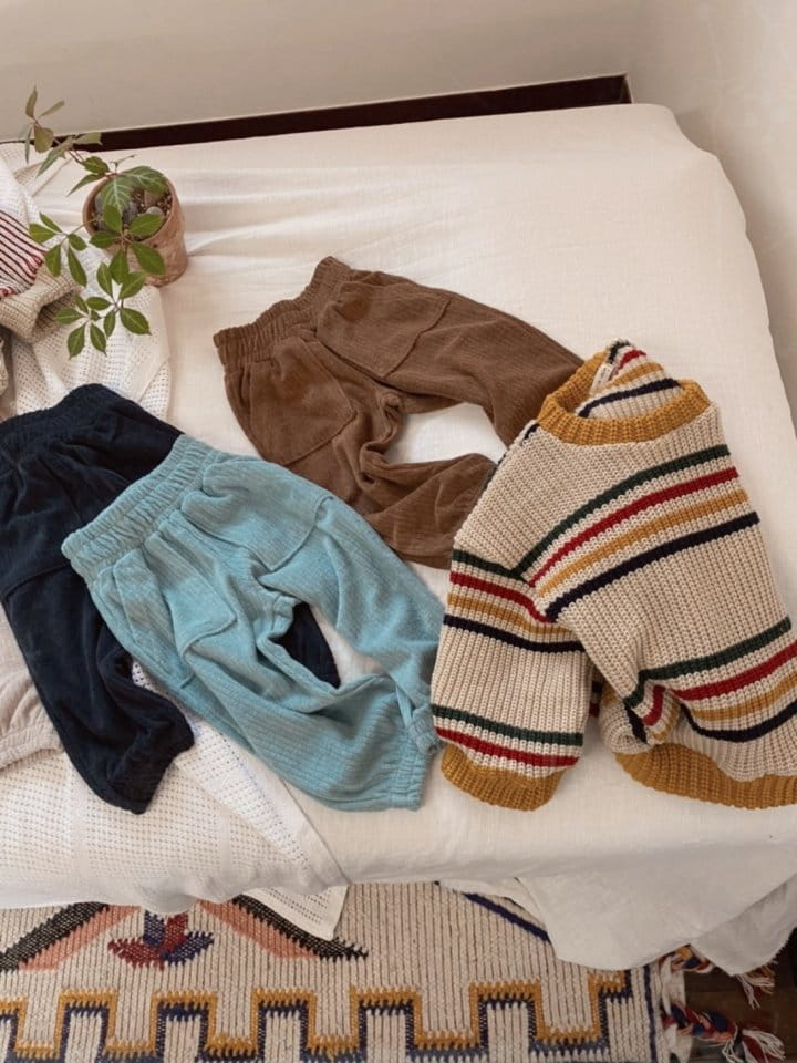 OJODEPAPA - Korean Children Fashion - #Kfashion4kids - Mom Terry Rib Pants - 2