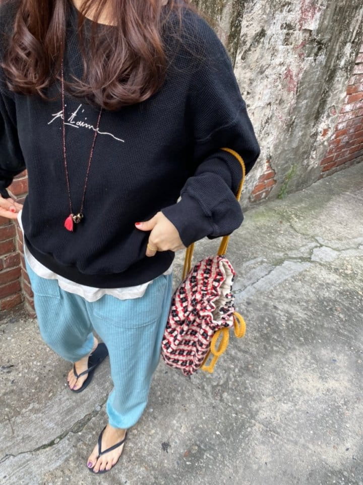 OJODEPAPA - Korean Children Fashion - #Kfashion4kids - Mom Terry Rib Pants - 8