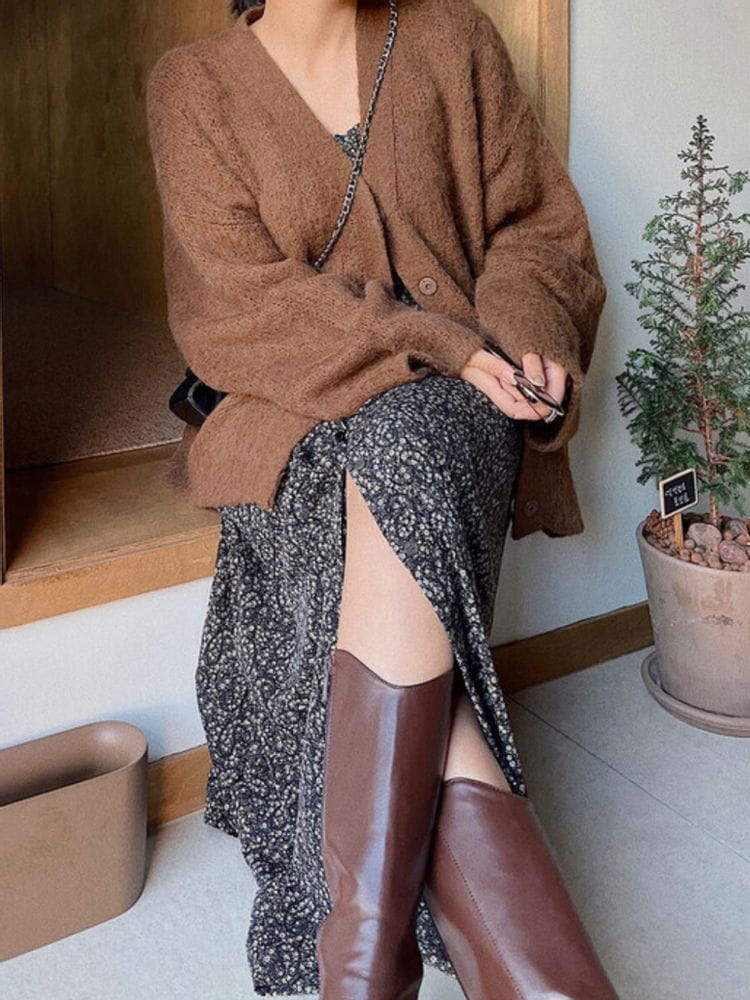 ON OFF - Korean Children Fashion - #Kfashion4kids - Mocha Cardigan - 3