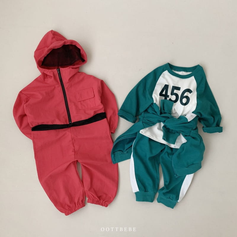 OOTT BEBE - Korean Children Fashion - #Kfashion4kids - Oott Squid Game Top Bottom Set - 10