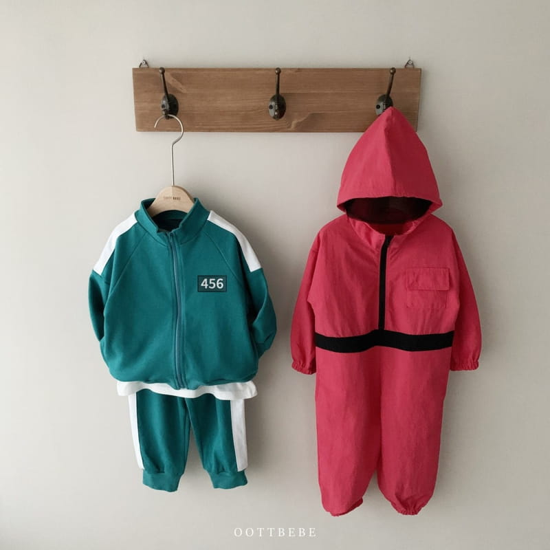 OOTT BEBE - Korean Children Fashion - #Kfashion4kids - Oott Squid Game Top Bottom Set - 12