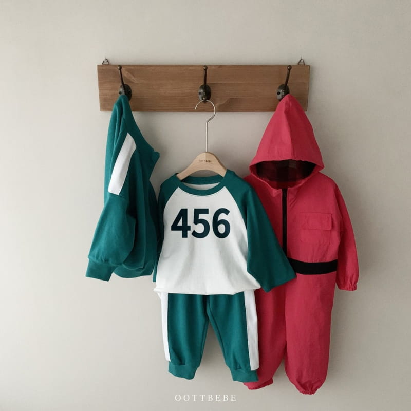 OOTT BEBE - Korean Children Fashion - #Kfashion4kids - Oott Squid Game Top Bottom Set - 5