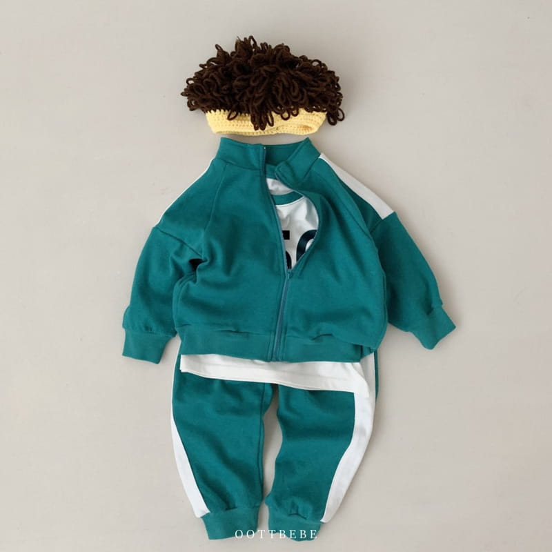 OOTT BEBE - Korean Children Fashion - #Kfashion4kids - Oott Squid Game Top Bottom Set - 6