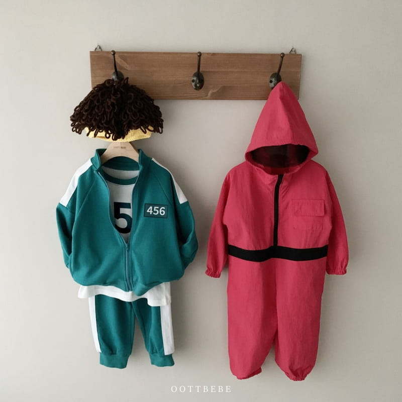 OOTT BEBE - Korean Children Fashion - #Kfashion4kids - Squid Game Jumpsuit - 5