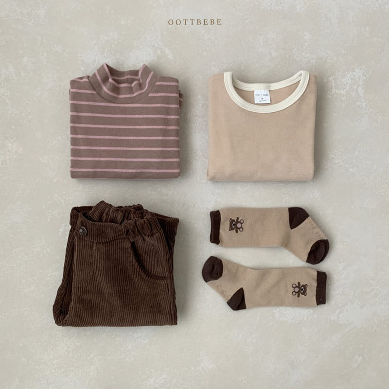 OOTT BEBE - Korean Children Fashion - #Kfashion4kids - Oh Turtleneck 1+1 Tee - 10