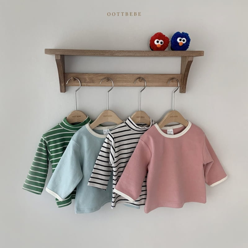 OOTT BEBE - Korean Children Fashion - #Kfashion4kids - Oh Turtleneck 1+1 Tee - 3