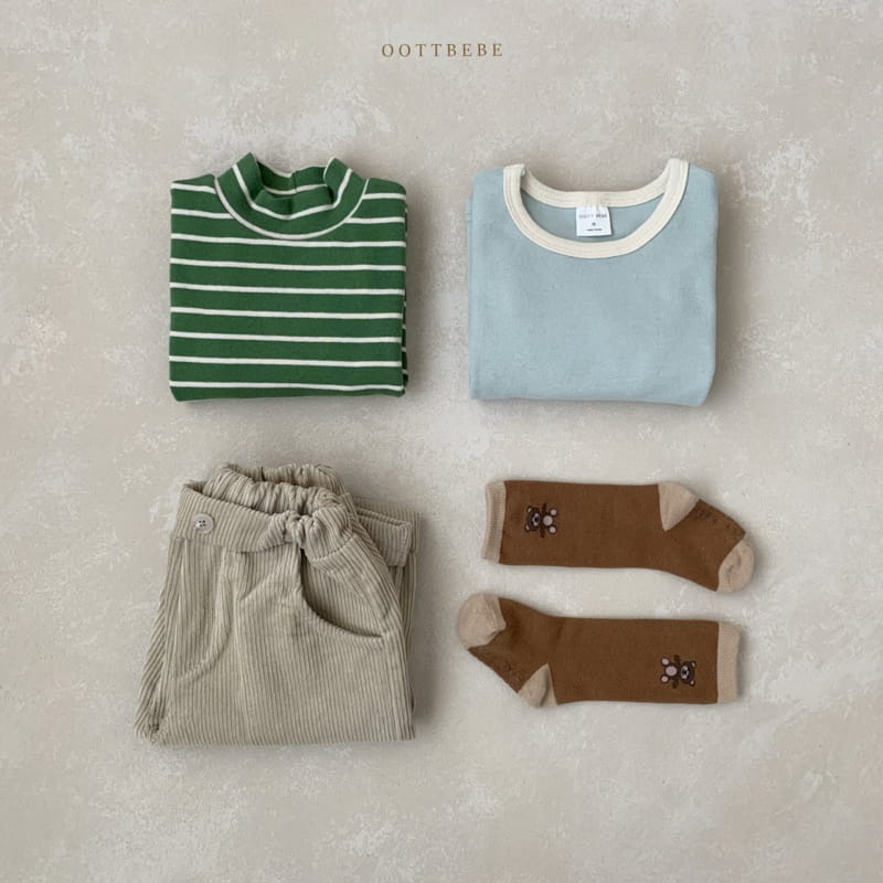 OOTT BEBE - Korean Children Fashion - #Kfashion4kids - Oh Turtleneck 1+1 Tee - 7