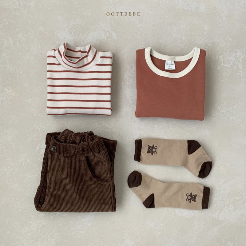 OOTT BEBE - Korean Children Fashion - #Kfashion4kids - Oh Turtleneck 1+1 Tee - 9