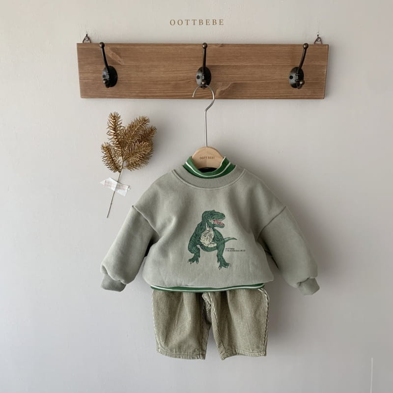 OOTT BEBE - Korean Children Fashion - #Kfashion4kids - Check Rib Pants - 5