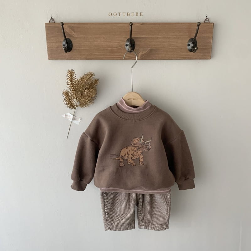 OOTT BEBE - Korean Children Fashion - #Kfashion4kids - Check Rib Pants - 6