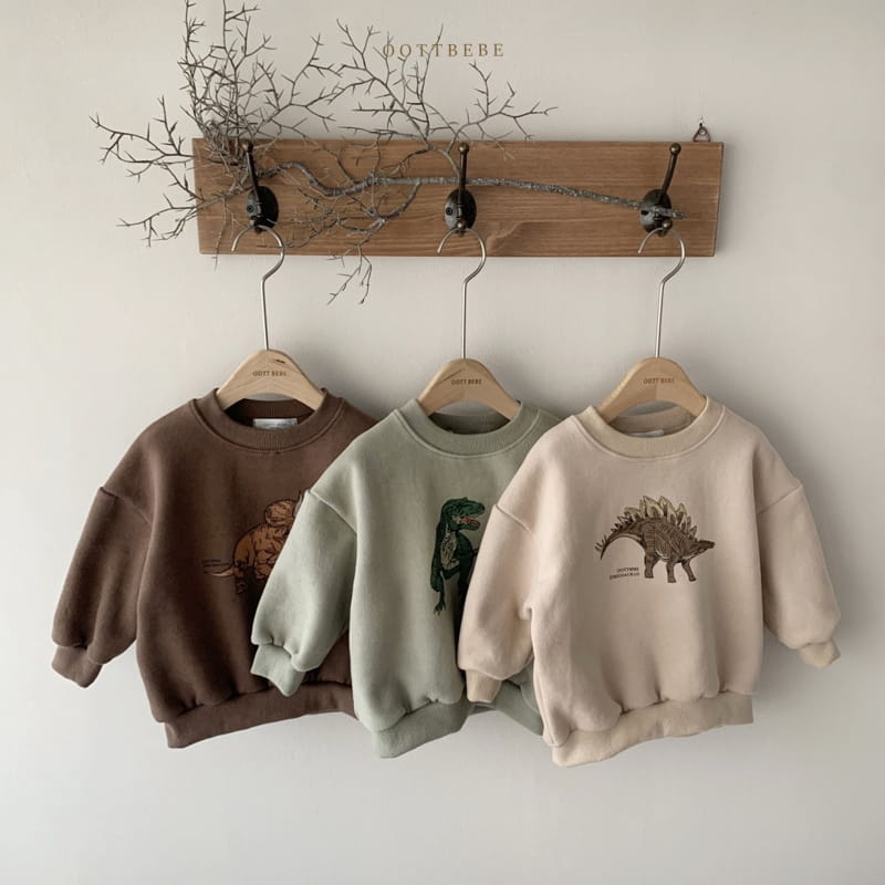 OOTT BEBE - Korean Children Fashion - #Kfashion4kids - Dino Sweatshirt Winter