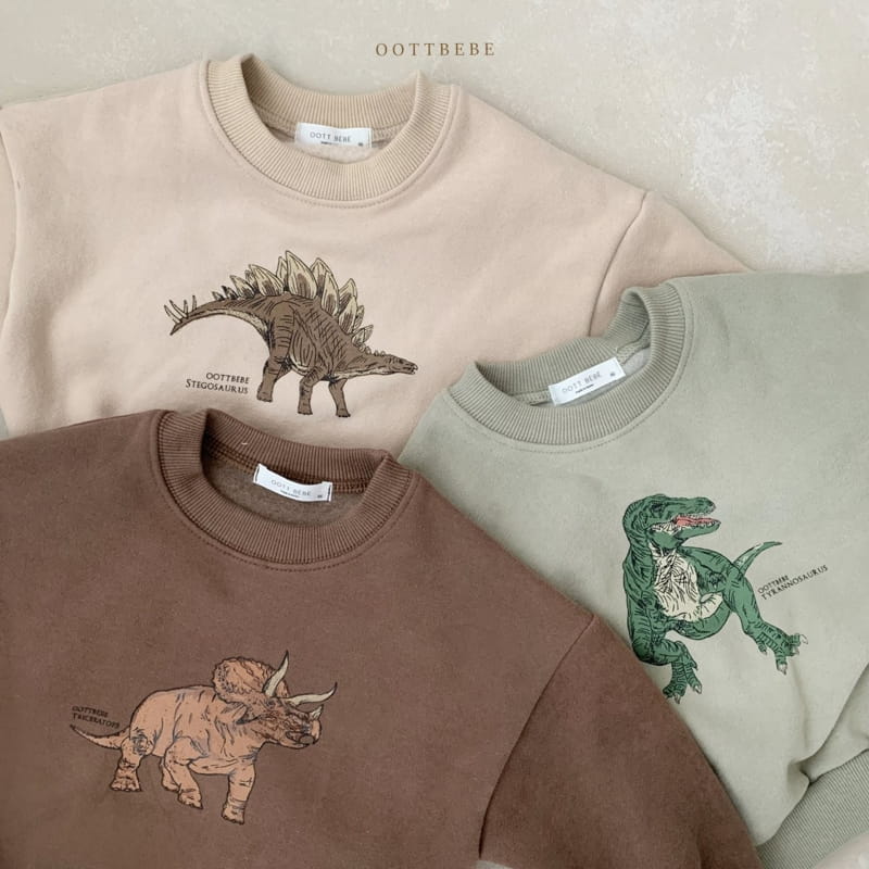 OOTT BEBE - Korean Children Fashion - #Kfashion4kids - Dino Sweatshirt Winter - 10