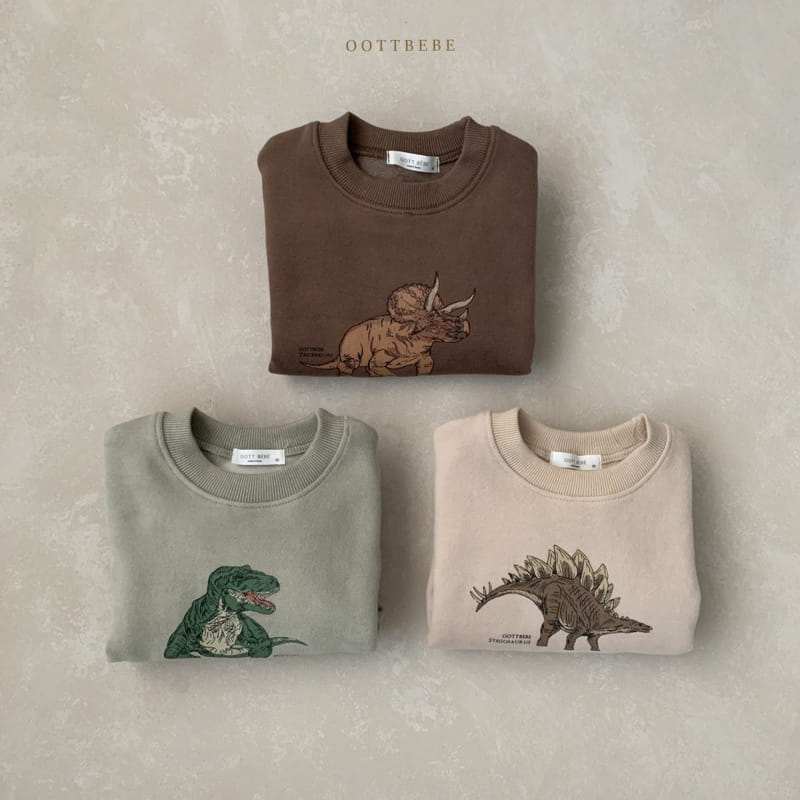 OOTT BEBE - Korean Children Fashion - #Kfashion4kids - Dino Sweatshirt Winter - 12