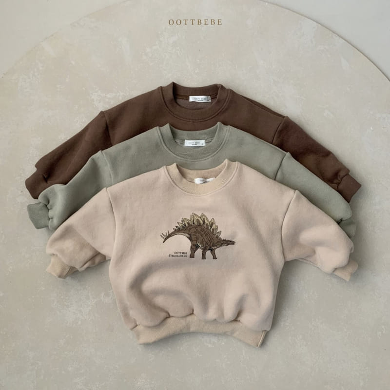 OOTT BEBE - Korean Children Fashion - #Kfashion4kids - Dino Sweatshirt Winter - 2