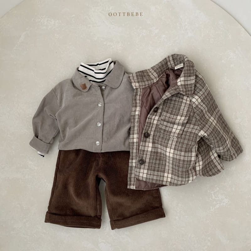 OOTT BEBE - Korean Children Fashion - #Kfashion4kids - Corduroy Pants - 12