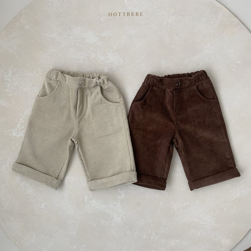 OOTT BEBE - Korean Children Fashion - #Kfashion4kids - Corduroy Pants - 9