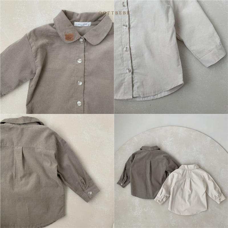 OOTT BEBE - Korean Children Fashion - #Kfashion4kids - Bear Rib Shirt - 12
