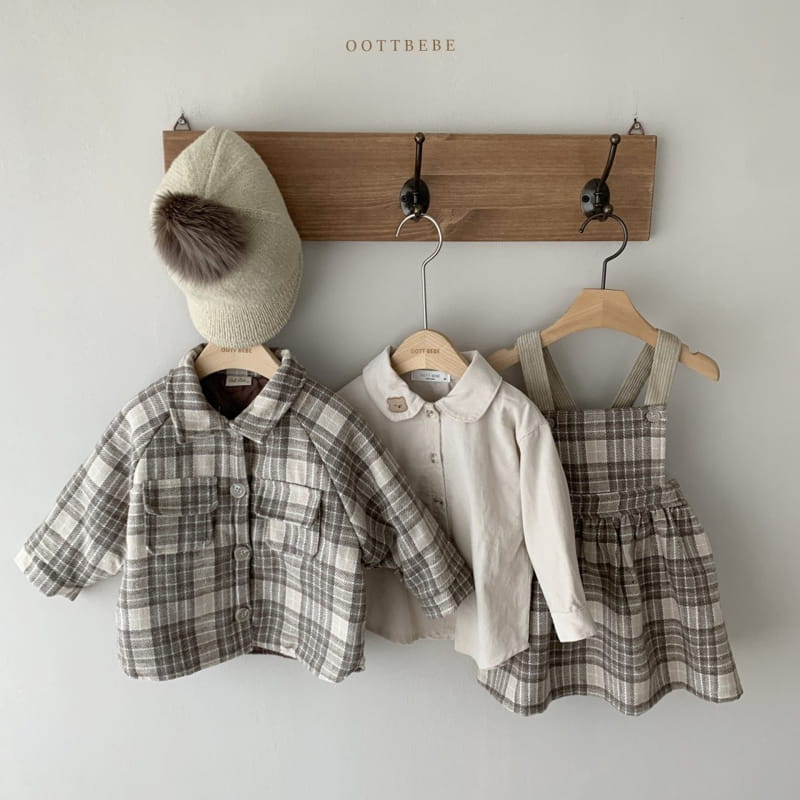 OOTT BEBE - Korean Children Fashion - #Kfashion4kids - Bear Rib Shirt - 7