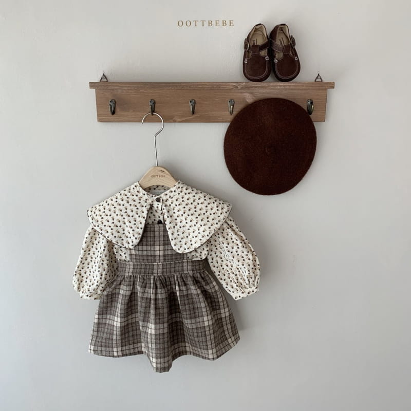 OOTT BEBE - Korean Children Fashion - #Kfashion4kids - Rib Collar Blouse - 10