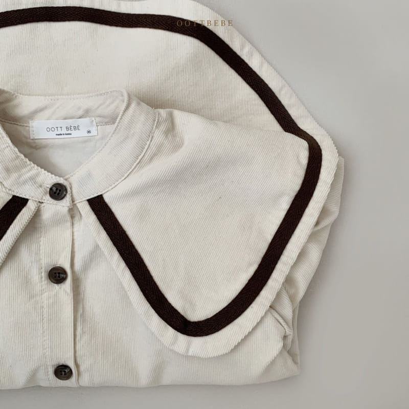 OOTT BEBE - Korean Children Fashion - #Kfashion4kids - Rib Collar Blouse - 3