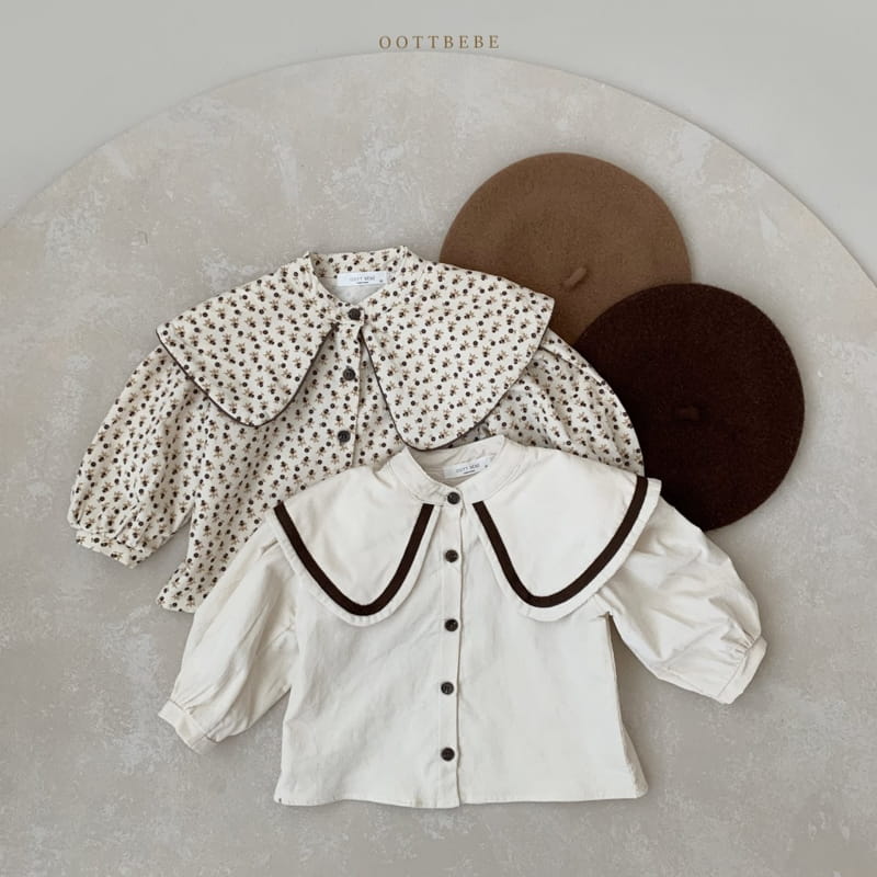 OOTT BEBE - Korean Children Fashion - #Kfashion4kids - Rib Collar Blouse - 4