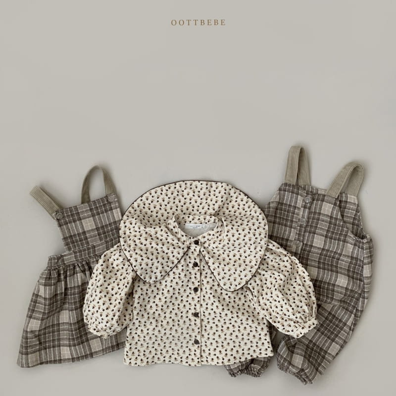 OOTT BEBE - Korean Children Fashion - #Kfashion4kids - Rib Collar Blouse - 7