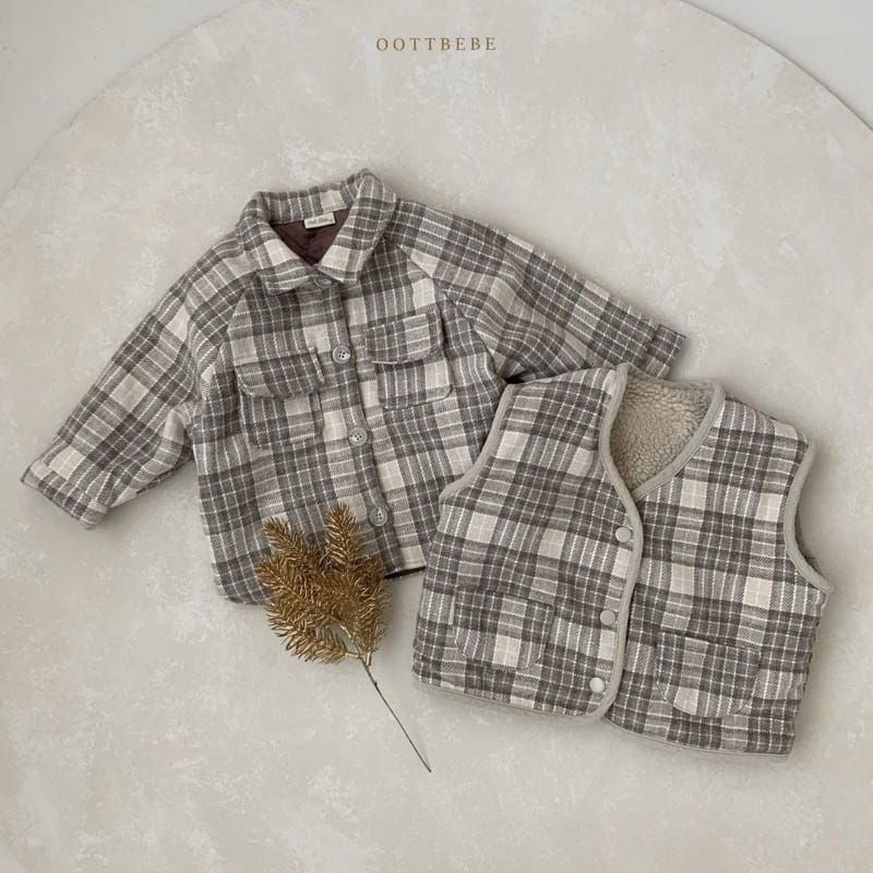OOTT BEBE - Korean Children Fashion - #Kfashion4kids - Mood Fleece Vest - 10