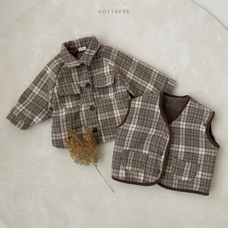 OOTT BEBE - Korean Children Fashion - #Kfashion4kids - Mood Fleece Vest - 11