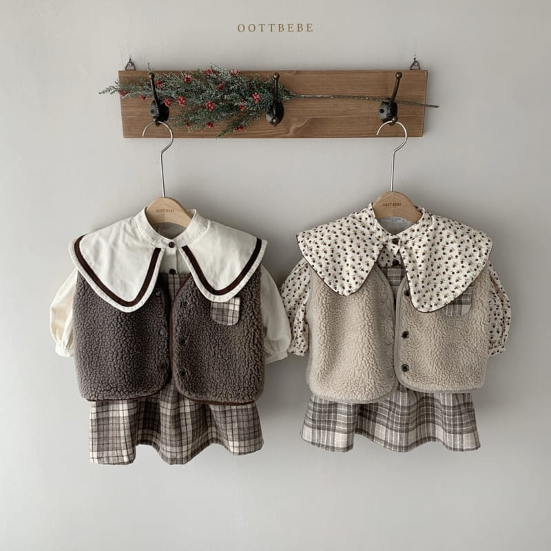 OOTT BEBE - Korean Children Fashion - #Kfashion4kids - Mood Fleece Vest - 8