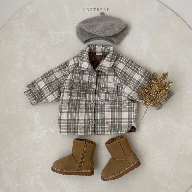OOTT BEBE - Korean Children Fashion - #Kfashion4kids - Mood Quilting Jacket - 11
