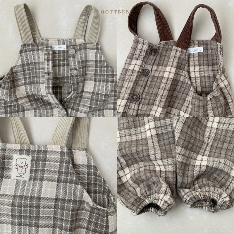 OOTT BEBE - Korean Children Fashion - #Kfashion4kids - Mood Dungarees Overalls - 10