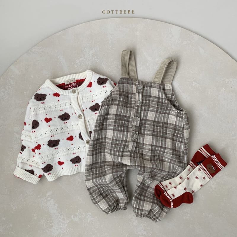 OOTT BEBE - Korean Children Fashion - #Kfashion4kids - Mood Dungarees Overalls - 5