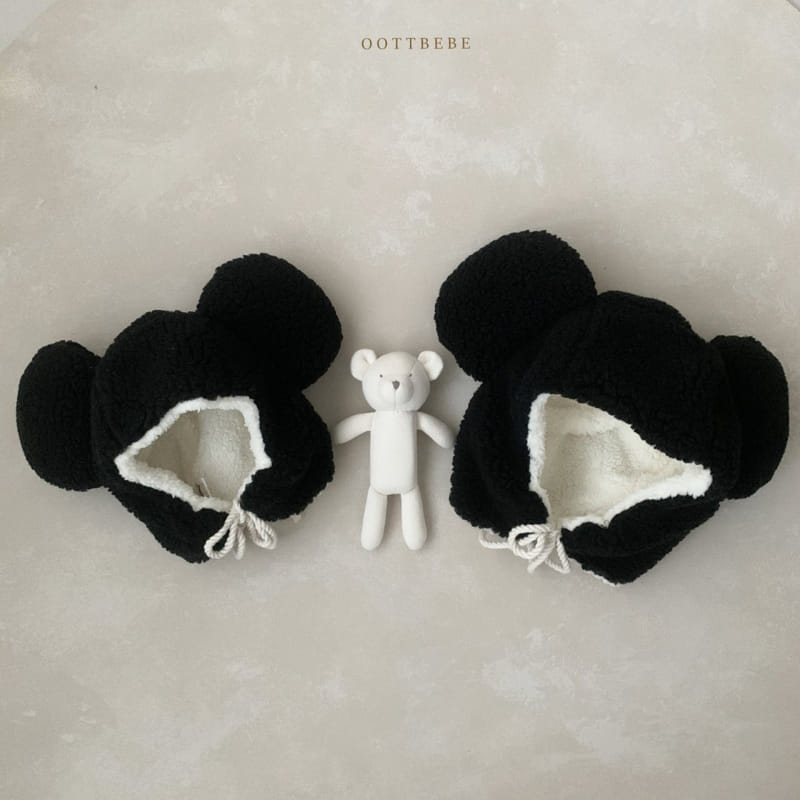 OOTT BEBE - Korean Children Fashion - #Kfashion4kids - Bear Fluffy Hat - 2