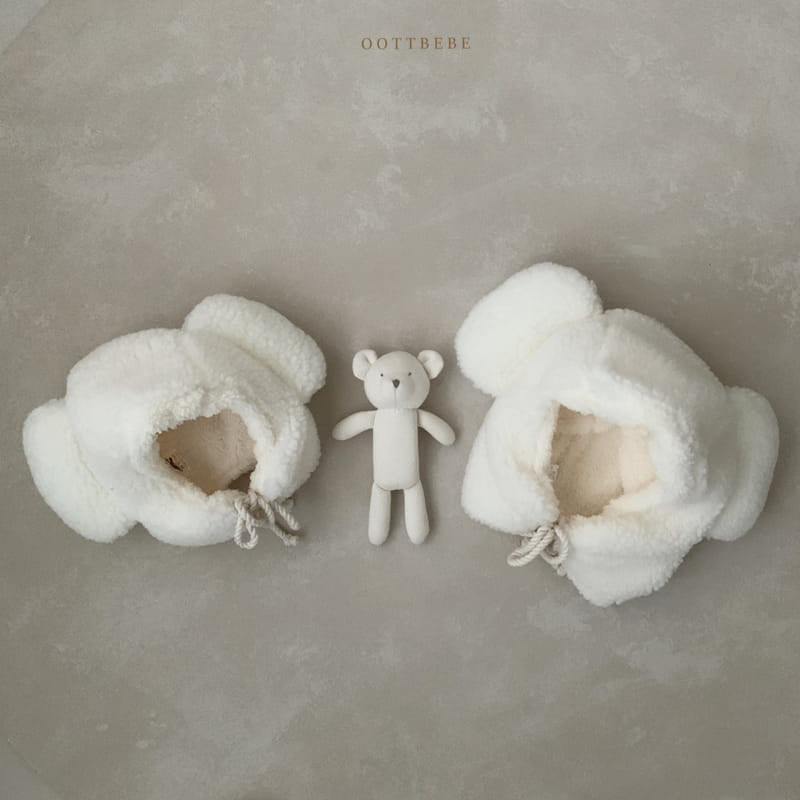 OOTT BEBE - Korean Children Fashion - #Kfashion4kids - Bear Fluffy Hat - 4