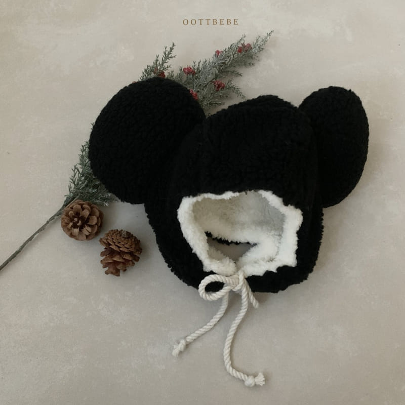 OOTT BEBE - Korean Children Fashion - #Kfashion4kids - Bear Fluffy Hat - 8