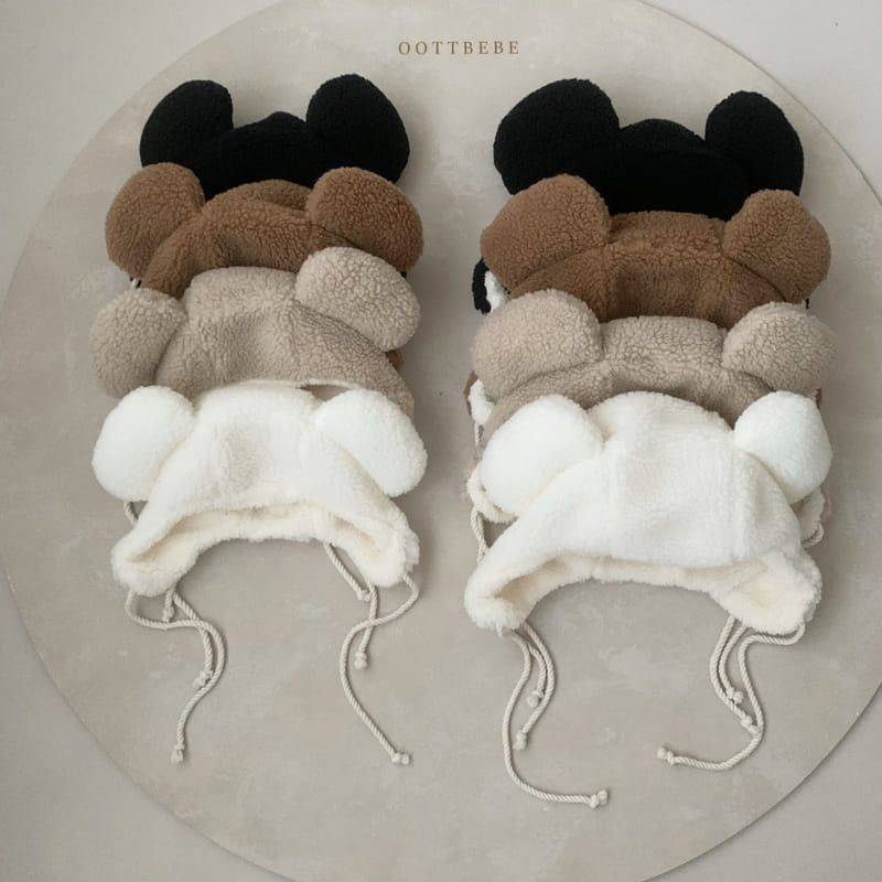OOTT BEBE - Korean Children Fashion - #Kfashion4kids - Bear Fluffy Hat - 9