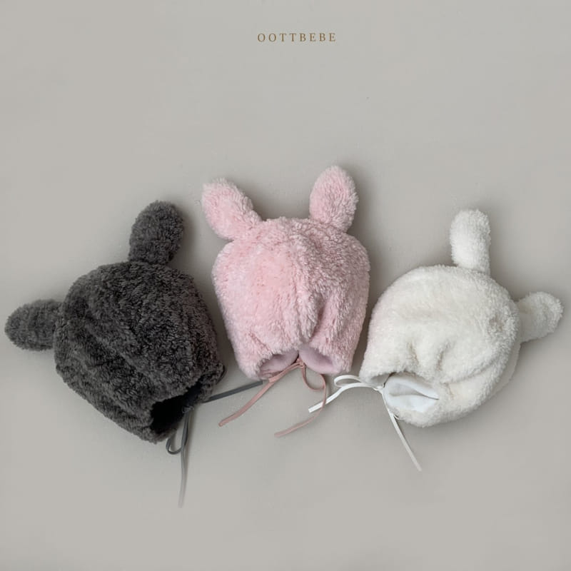 OOTT BEBE - Korean Children Fashion - #Kfashion4kids - Rabbit Fluffy Hat - 3